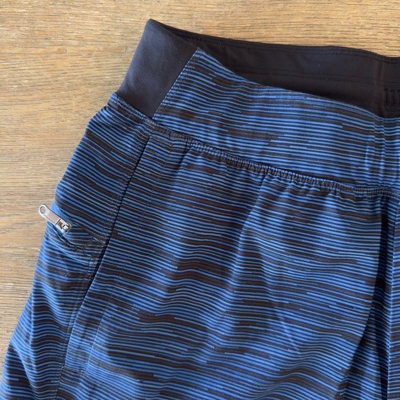 Lululemon T.H.E. (Train Hard Everyday) Lined Gym Short-9" Inseam-Blue Combo-Med - Picture 3 of 16